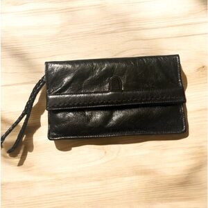 HOBO Brand Leather wristlet/clutch